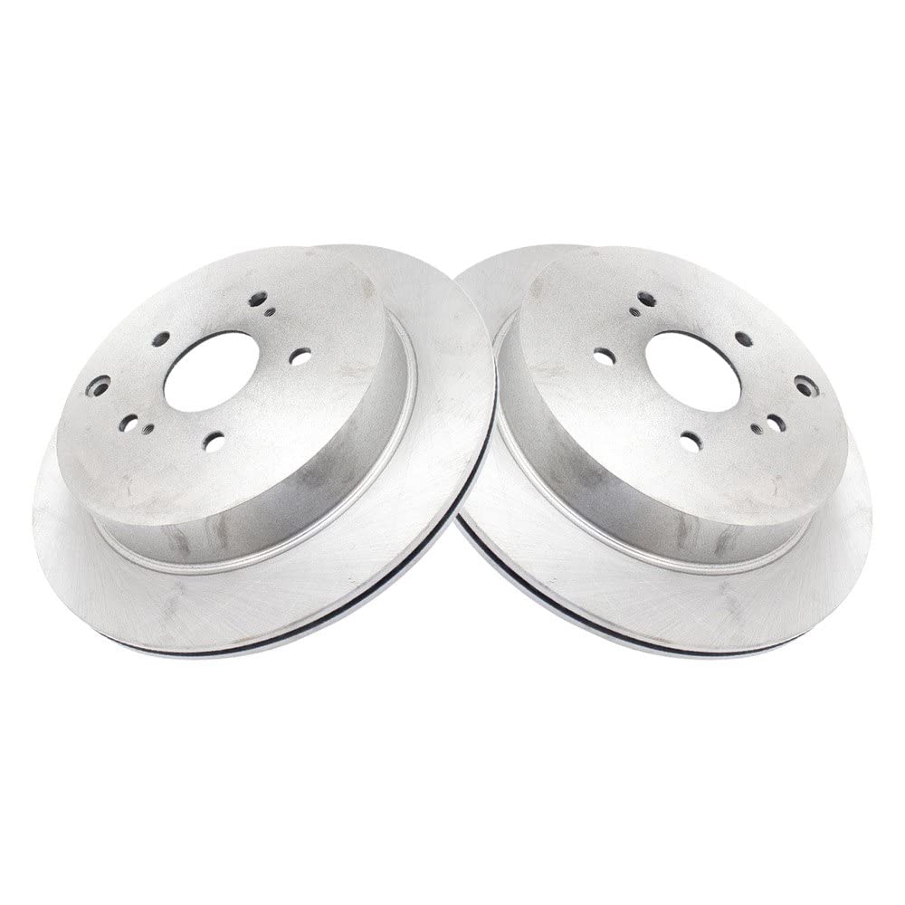 Trq Rear Brake Rotors Set Vented Compatible With 2009-2013 Suzuki Grand Vitara
