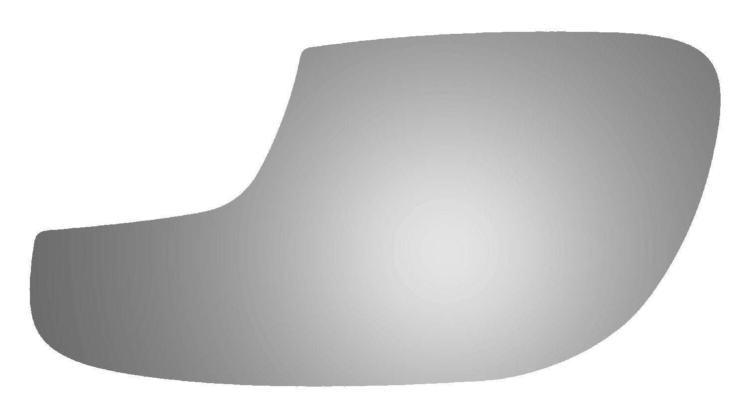 Burco 4624 Redi-Cut Driver Side Mirror Glass For 2012-2017 Ford Taurus