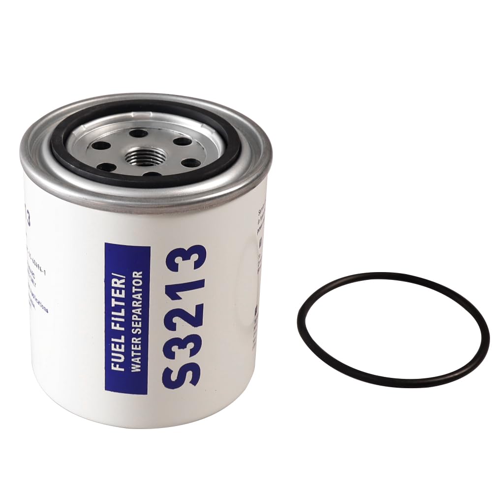S3213 Marine Fuel Filter Fuel Water Separator Element Replacement For Marine Outboard Motor Mercury Replaces# S3213, 35-60494-1,