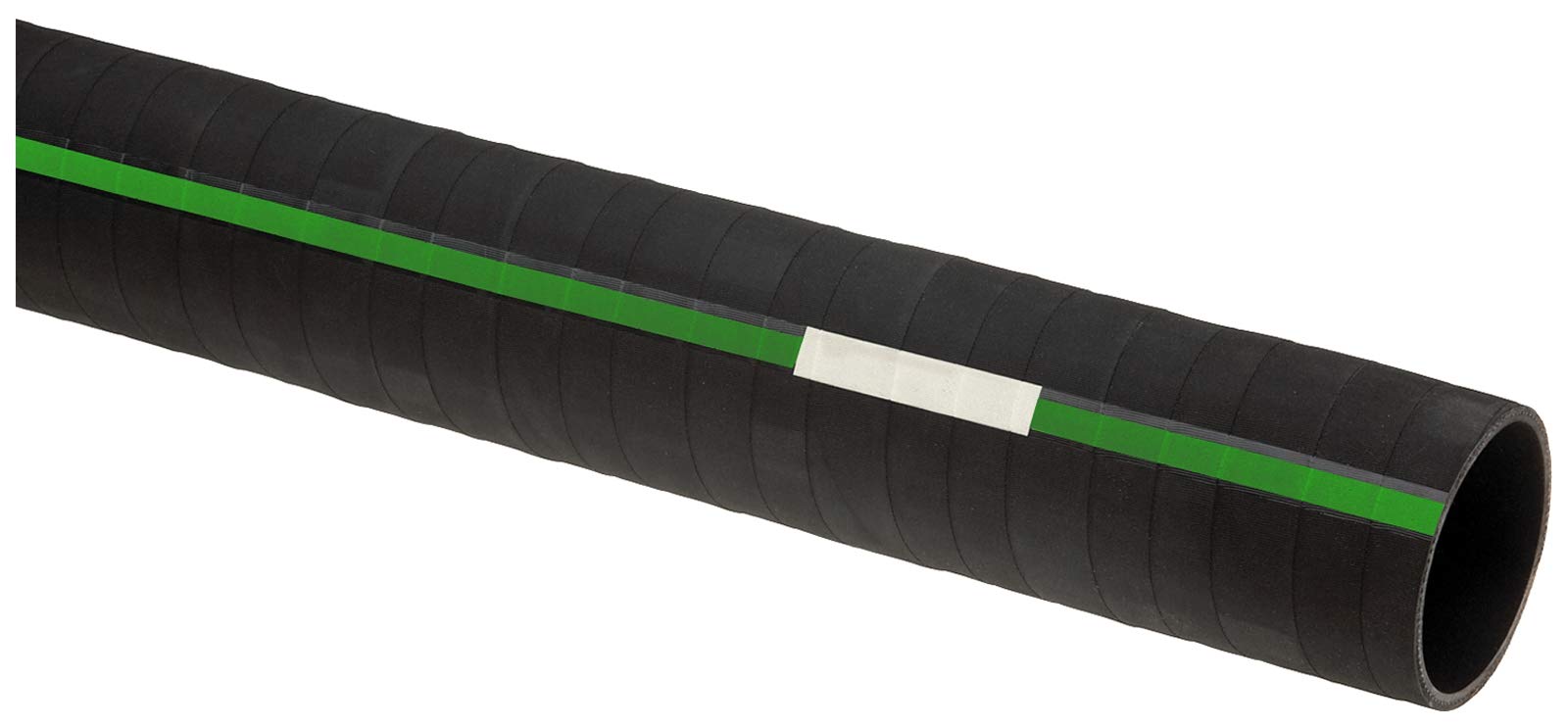 Green Stripe 2-Ply Straight Coolant Hose