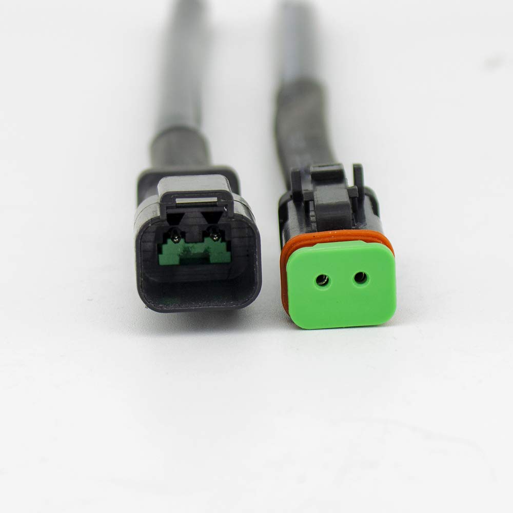 2 Set Dt 2 Pin Male Female Wiring Harness For Car Fog Lights Work Driving Lights Bar Replacement Connectors