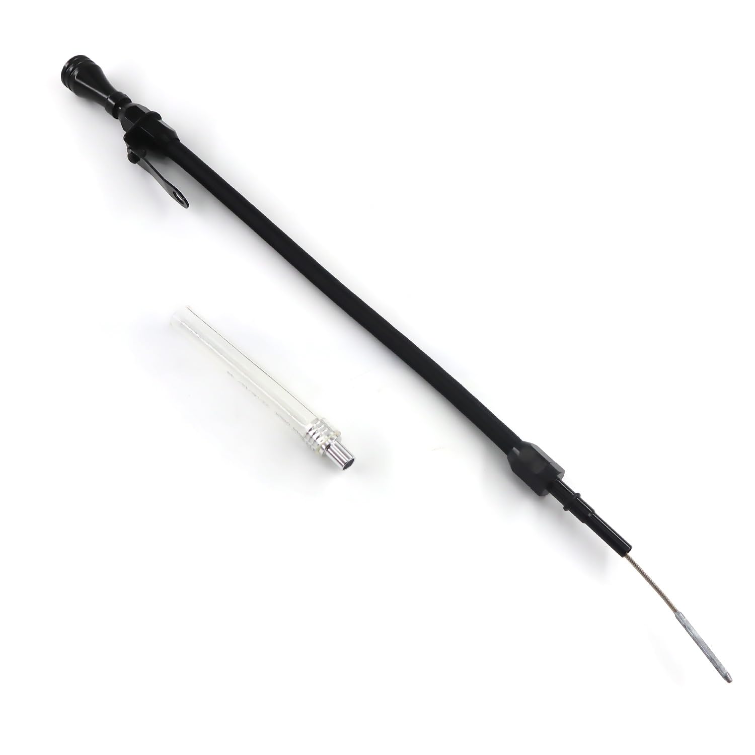 Rjsphh Ls Truck Flexible Oil Dipstick Black For Ls Car Engines Lsx Ls1 Ls2 Ls2 Ls6 4.8L 5.7L 6.0L 6.2L