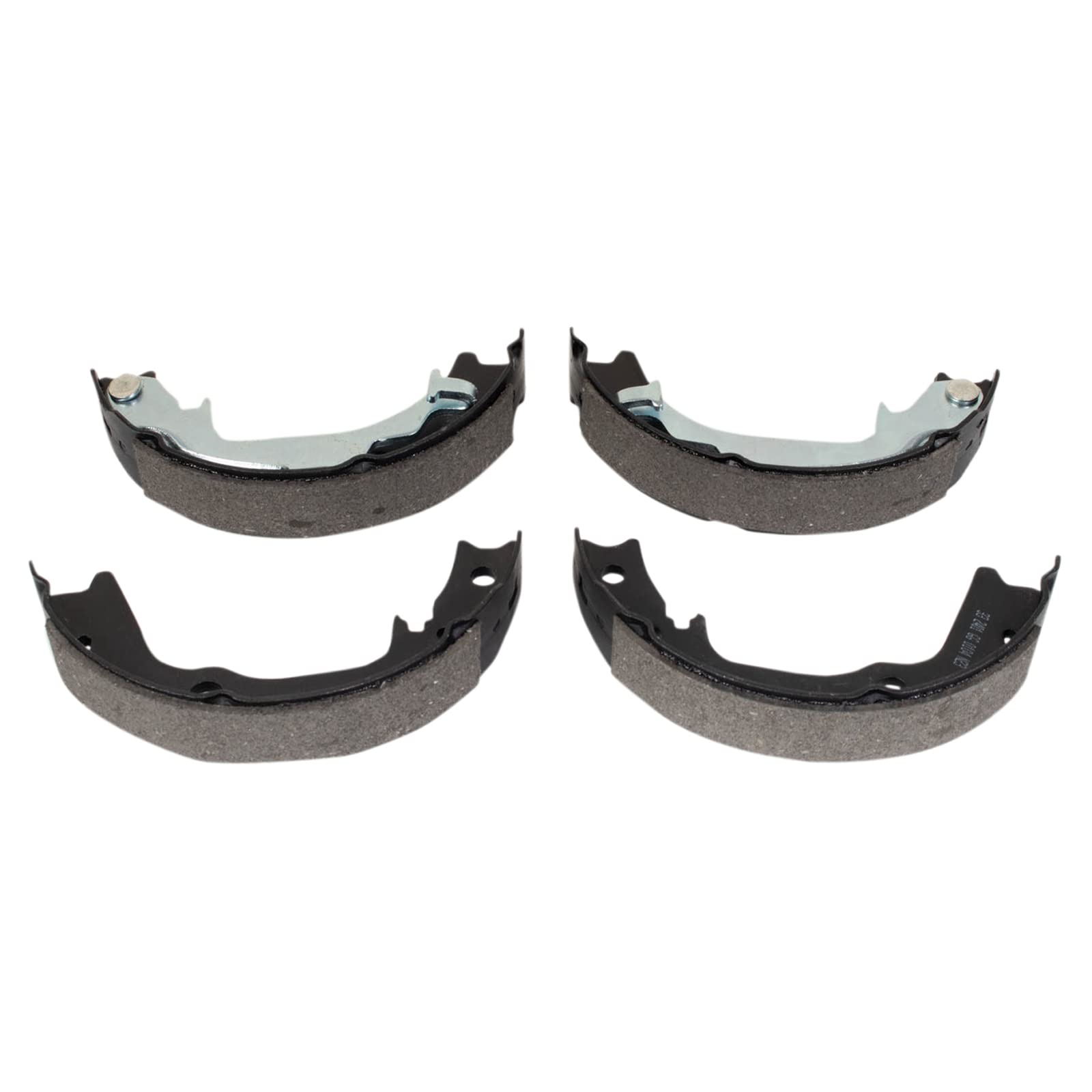 Trq Rear Brake Pad & Rotor Kit Brake Pads Brake Rotor Parking Brake Shoe Set Ceramic Compatible With 2001 Hyundai Xg300 2002-200