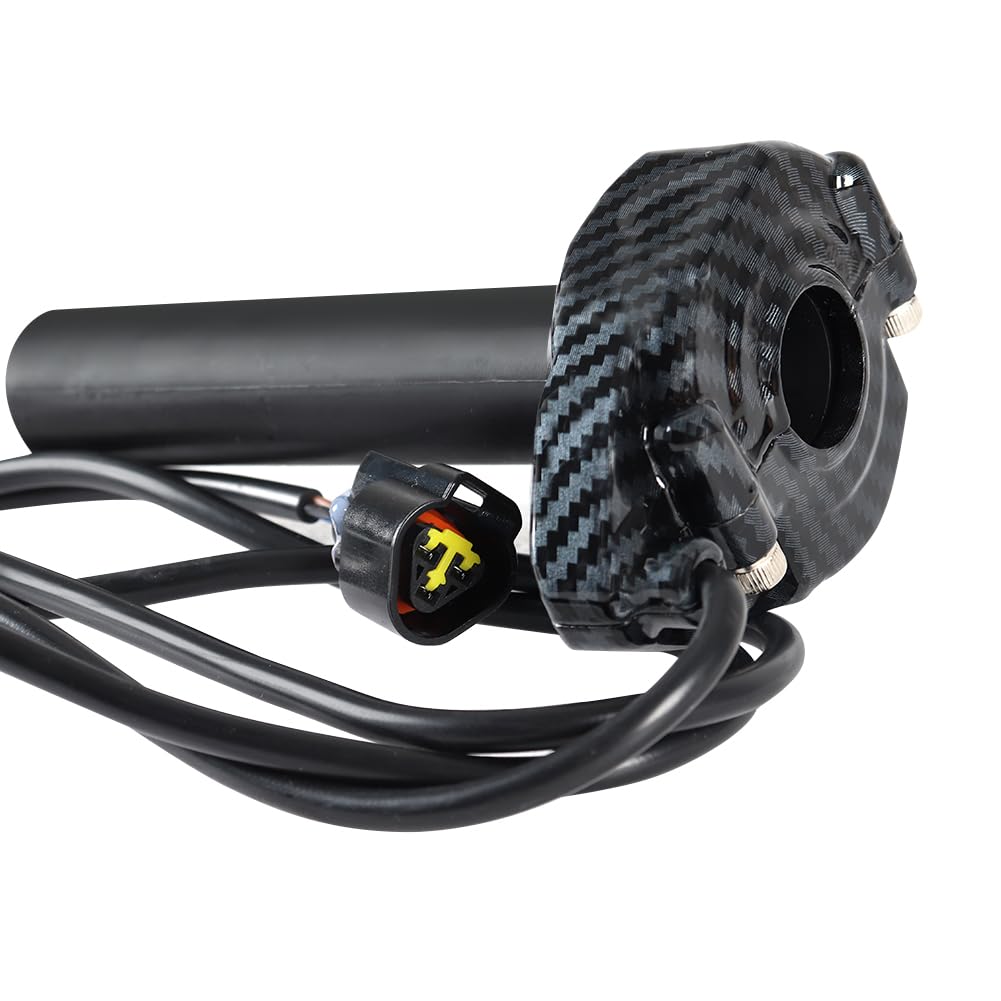 Surron Throttle Handle Imitation Carbon Fiber Throttle Grips Quick Twister With Throttle Cable Throttle Kit For Electrice Dirt Bike Sur-Ron/Surron/Light Bee/Sur Ron S/Surron X / X160 / X260