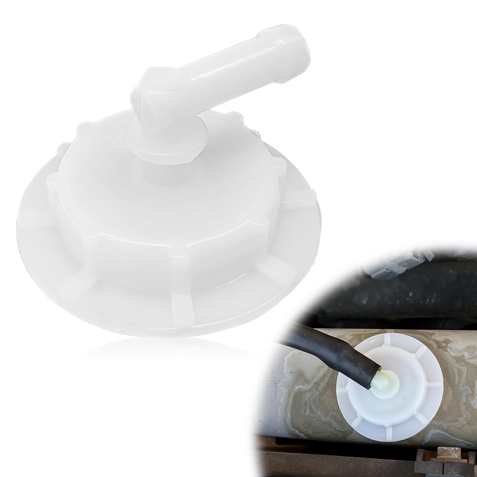 Cmerto Coolant Reservoir Overflow Tank Cap Compatible With Honda Acura Accord Civic Pilot Insight Element Replace# 19106-Rna-A48