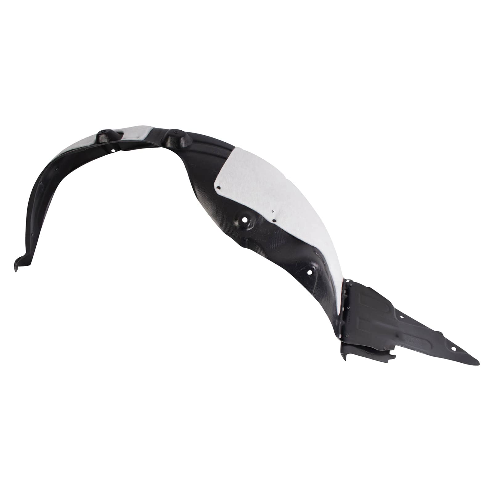 Trq Front Inner Fender Liner Set Compatible With 2014-2015 Kia Optima Ki1248132 Ki1249132