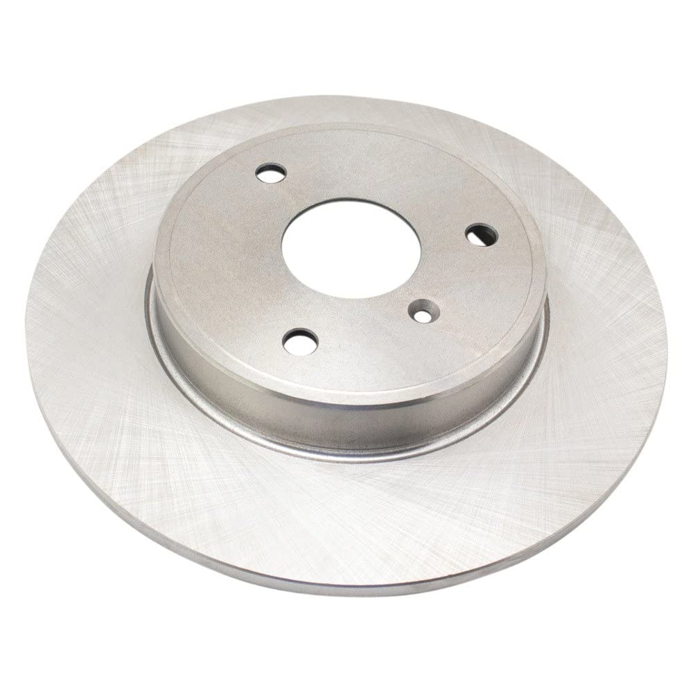 Trq Front Brake Rotors Set Solid Compatible With 2008-2015 Smart Fortwo