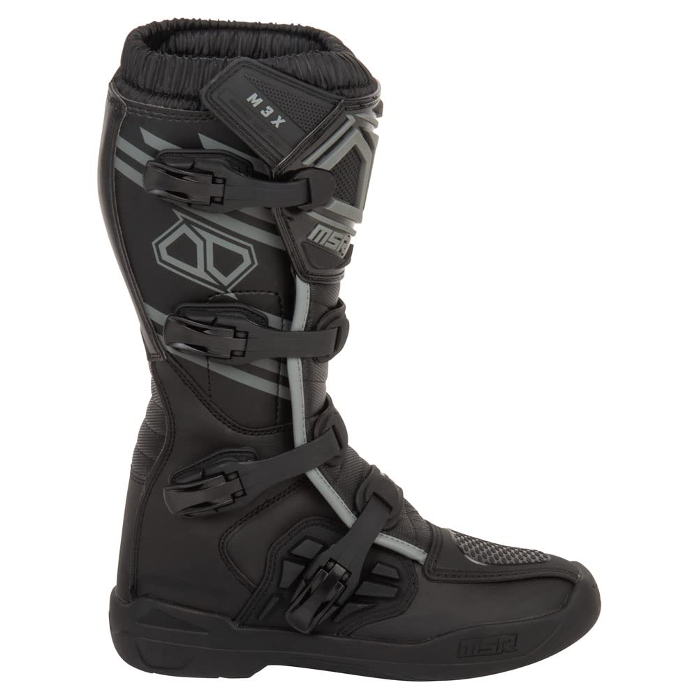 MSR M3X Motocross Boot (10, Black)