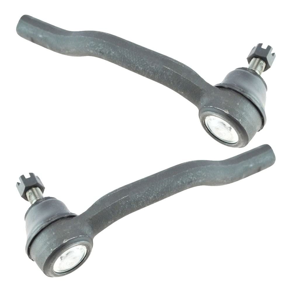 TRQ Front Outer Tie Rod Set Compatible with 2007-2012 Mazda CX-7 2007-2015 CX-9