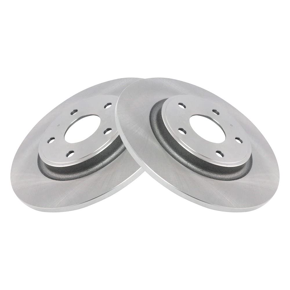 Trq Rear Brake Rotors Set Driver & Passenger Side Compatible With 2012-2016 Chrysler Town & Country 2011-2020 Dodge Grand Carava