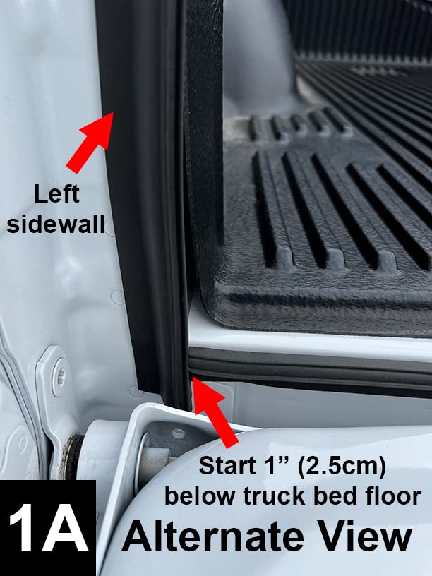 Esi Ultimate Tailgate Seal With Taper Seal Compatible With All Ford Model Years F150, F250, F350, F450, Ford Raptor And Ford Lightning