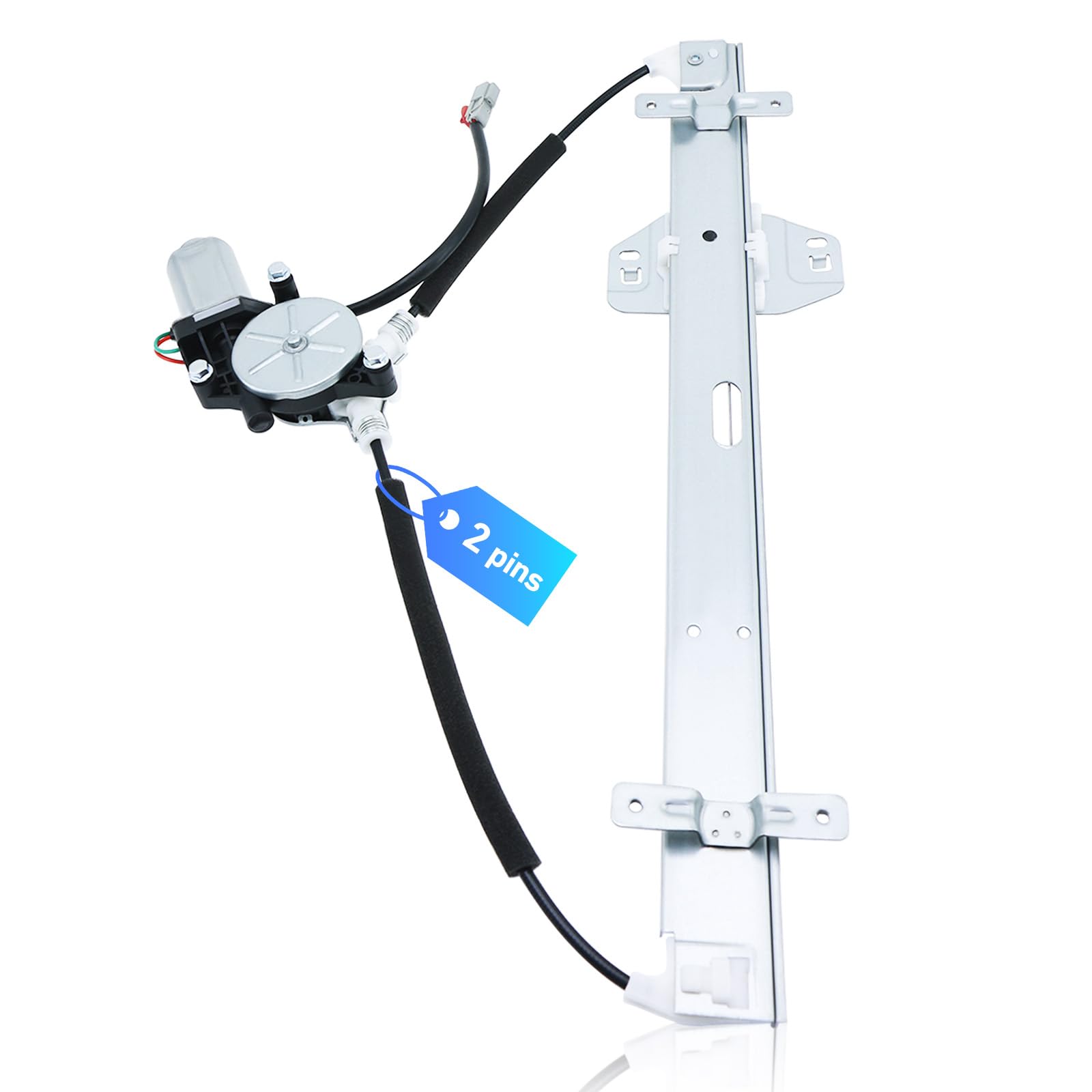 Rear Right Power Window Regulator with Motor Fit for 3.5L 2003-2008 Honda Pilot, Passenger Side Window Motor 2003 2004 2005 2006