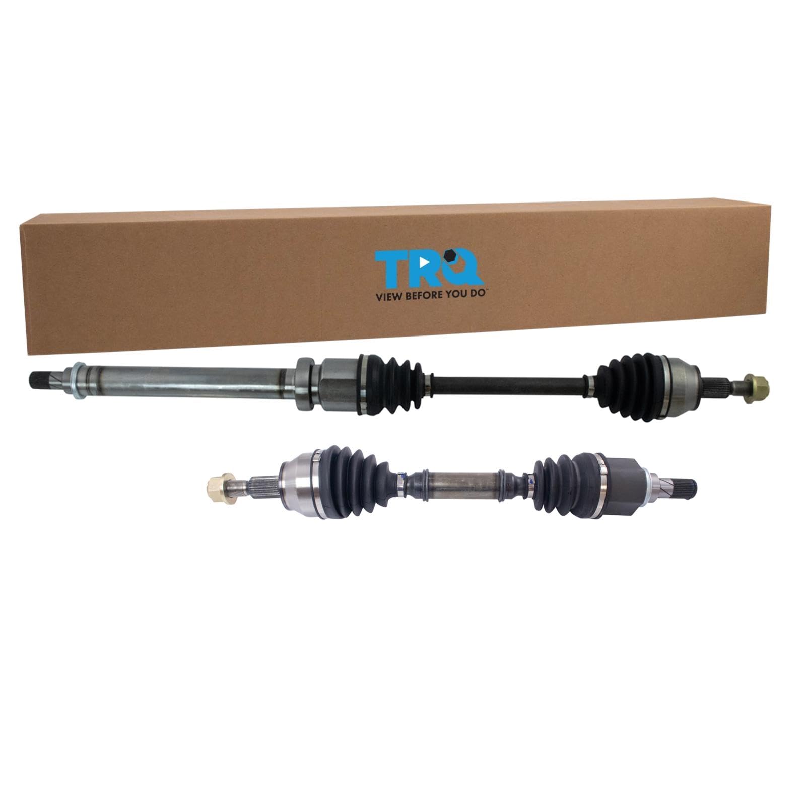 Trq Front Cv Axle Shaft Assembly Set Compatible With 2016-2018 Ford Focus