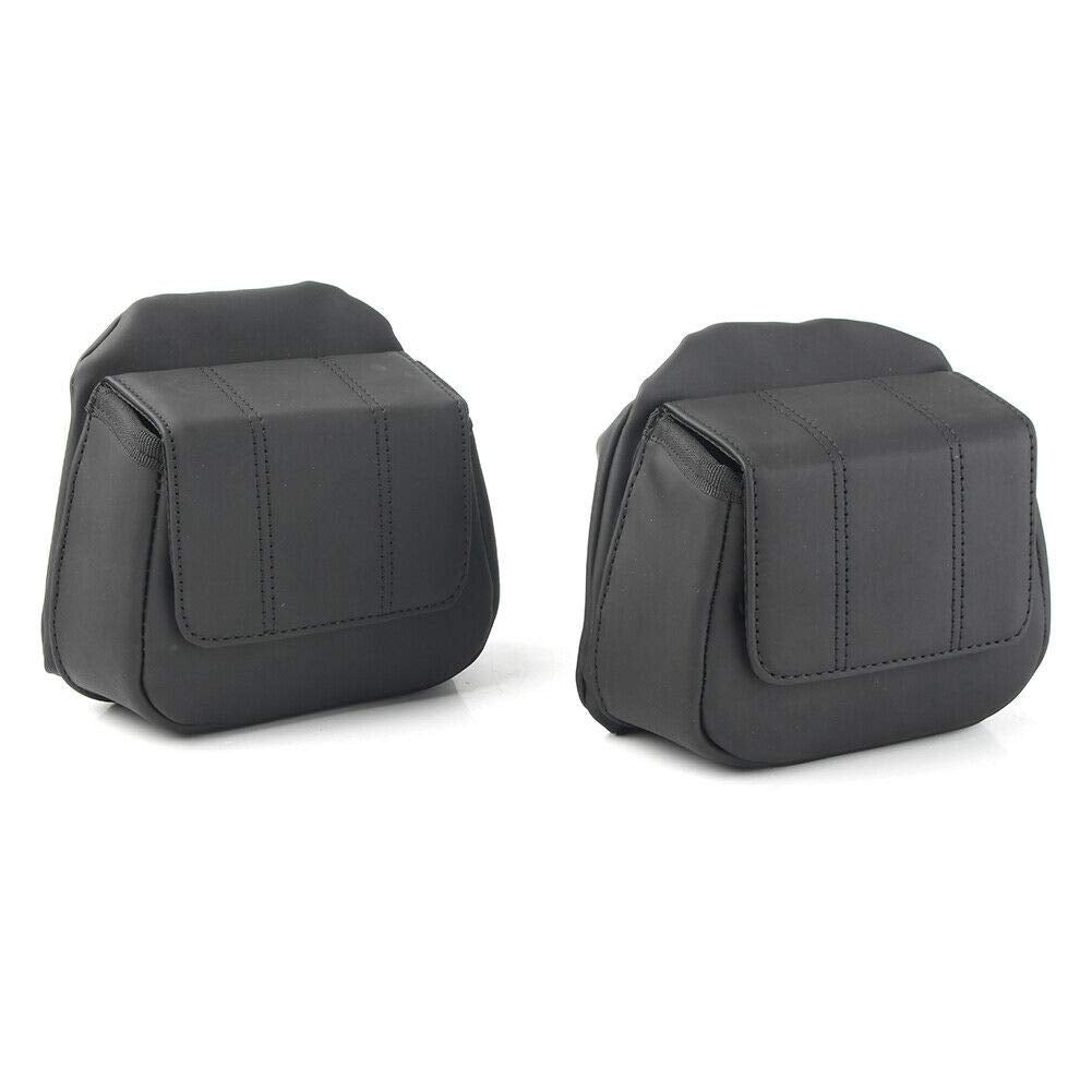 Wowtk Pair Of Lower Fairing Panels Storage Pouches,Fairing Lower Door Pockets Fits For Harley Touring Road Glide Street Glide Trike Tri Glide 2014-2024