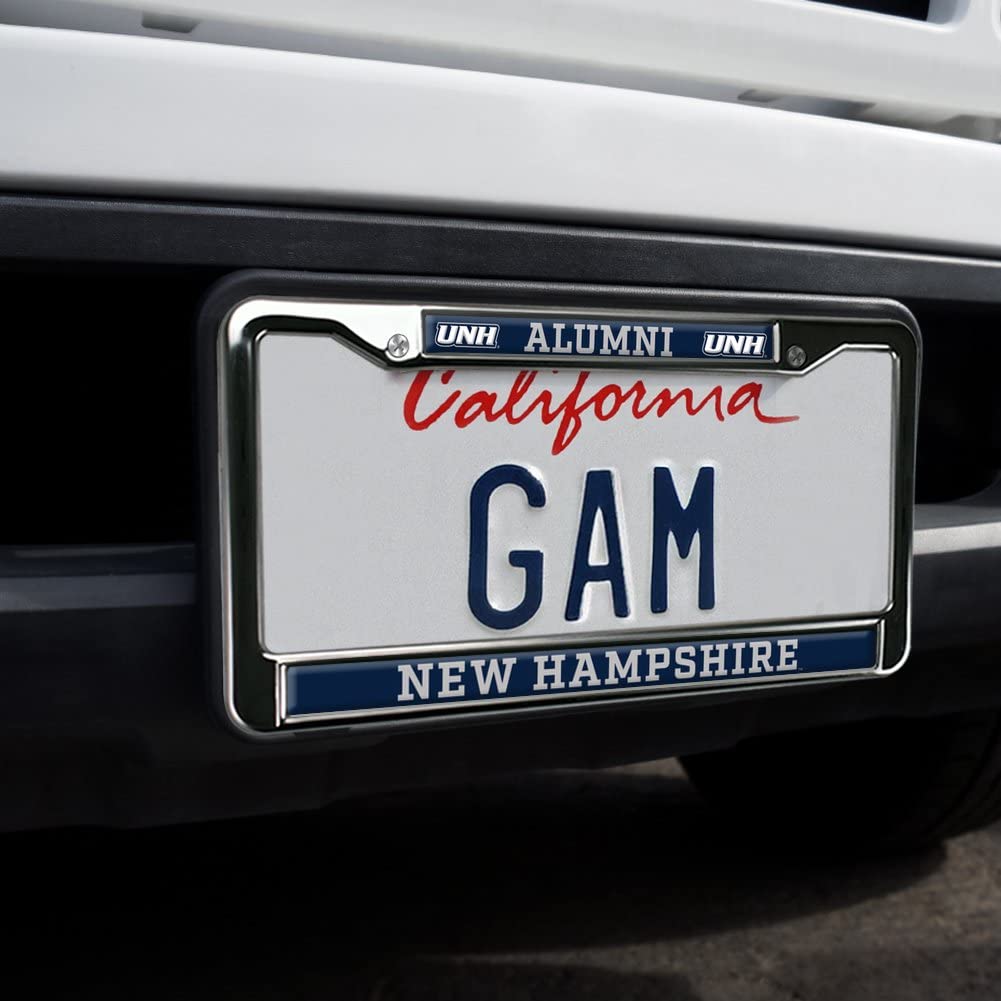 GRAPHICS & MORE University of New Hampshire Alumni Metal License Plate Frame - Full Size, One Size, Durable Design