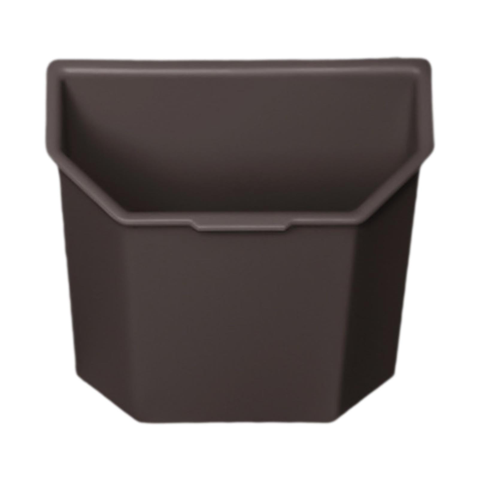 ECOMISTIQ Rear Center Console Organizer Easy to Use Replacement Sturdy Car Garbage Can Brown | Trash Cans & Wastebaskets | House