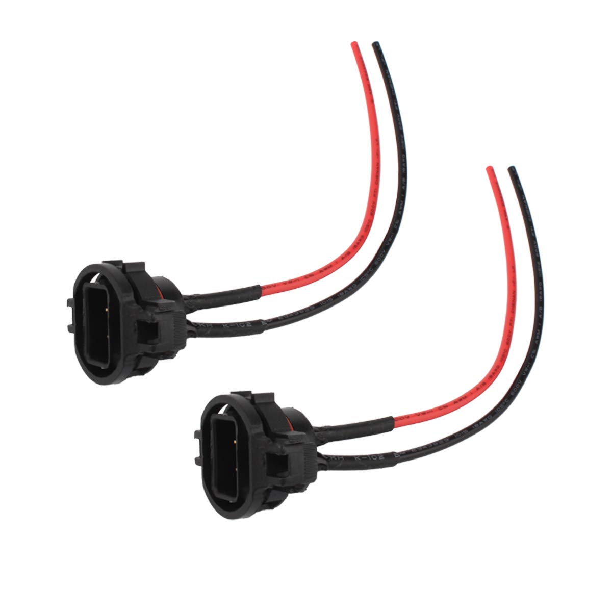 Tomall 5202 2504 Ps24W H16 Male Connector Pigtail Wiring Harnesses For Light Bulb Drl Replacement Socket