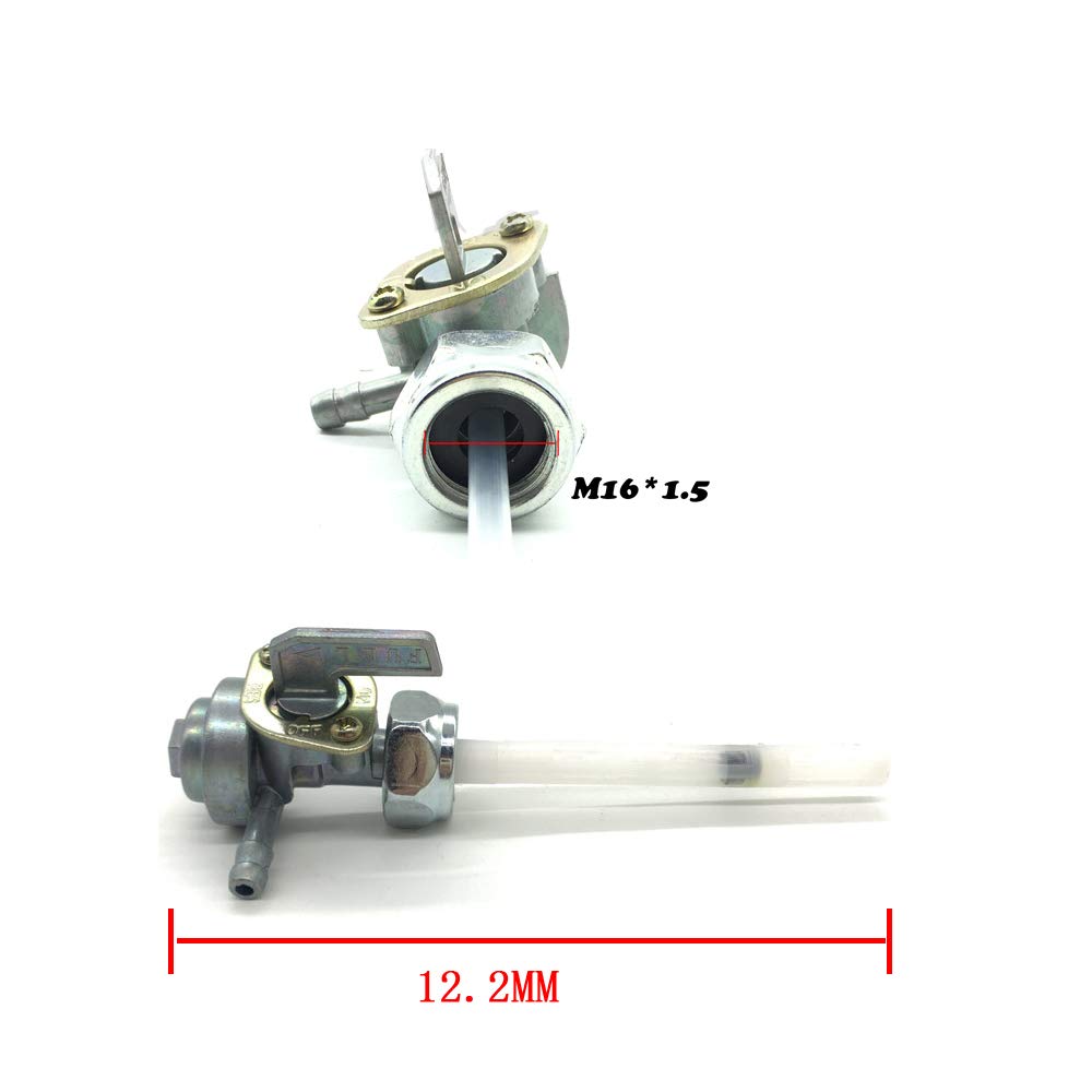 Vrweare Motorcycle Fuel Tank Switch Valve Oil Petcock Compatible With Honda Cb125T Cb350 Cb400 Cb400F Cb500T Cb550K Cb750A Cb750