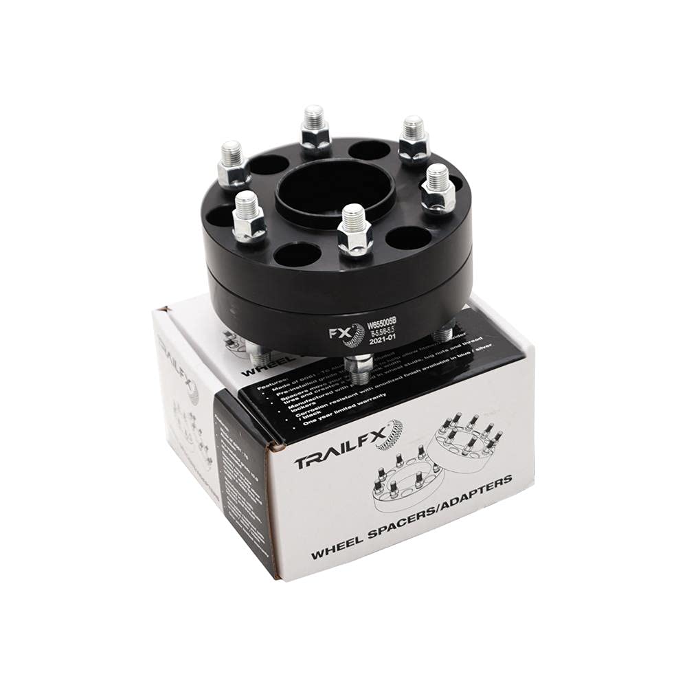 Fx Wheels W655005B 6 X 139.7 In. Wheel Spacer For 1999-2018 Chevrolet Silverado 1500, 2020-2021 Chevrolet Silverado 1500 & 2007 Chevrolet Silverado 1500 Classic, Black