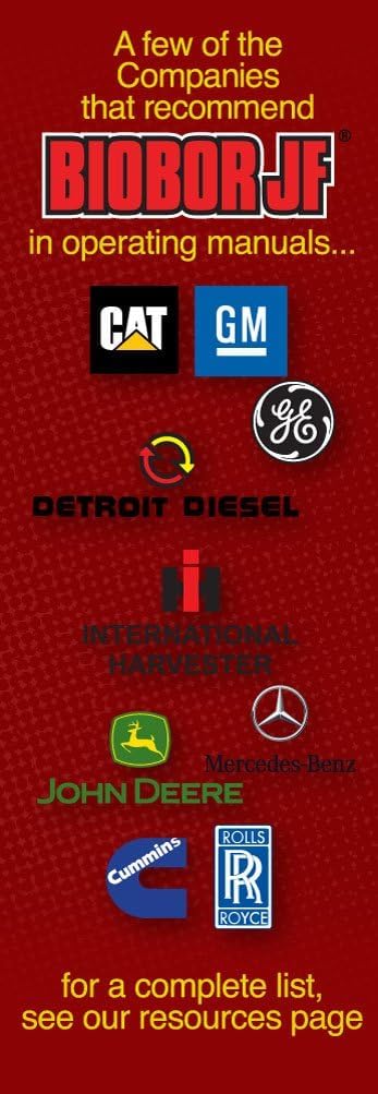 Biobor Jf Diesel Fuel Additive: Highly Effective Fuel Biocide Supplement, Prevents Corrosion Of Fuel Tanks, Increases Lubricity,
