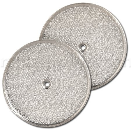 Aluminum Round Range Hood Filter, 9-1/2' Rd X 3/32' With Center Hole, Pack Of 2