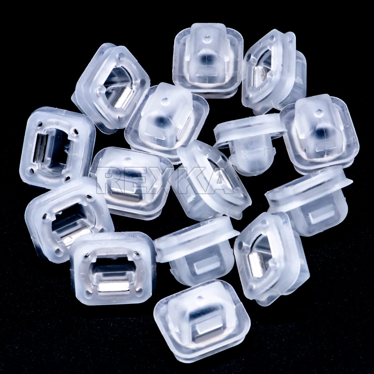 Rexka 15Pcs Interior Trim Moulding Door Retainer Trim Finisher Clips E46 E90 E91 X5 Compatible With Bmw 320I 323I 325I 328I 330I M3 X5 E53 07149158194