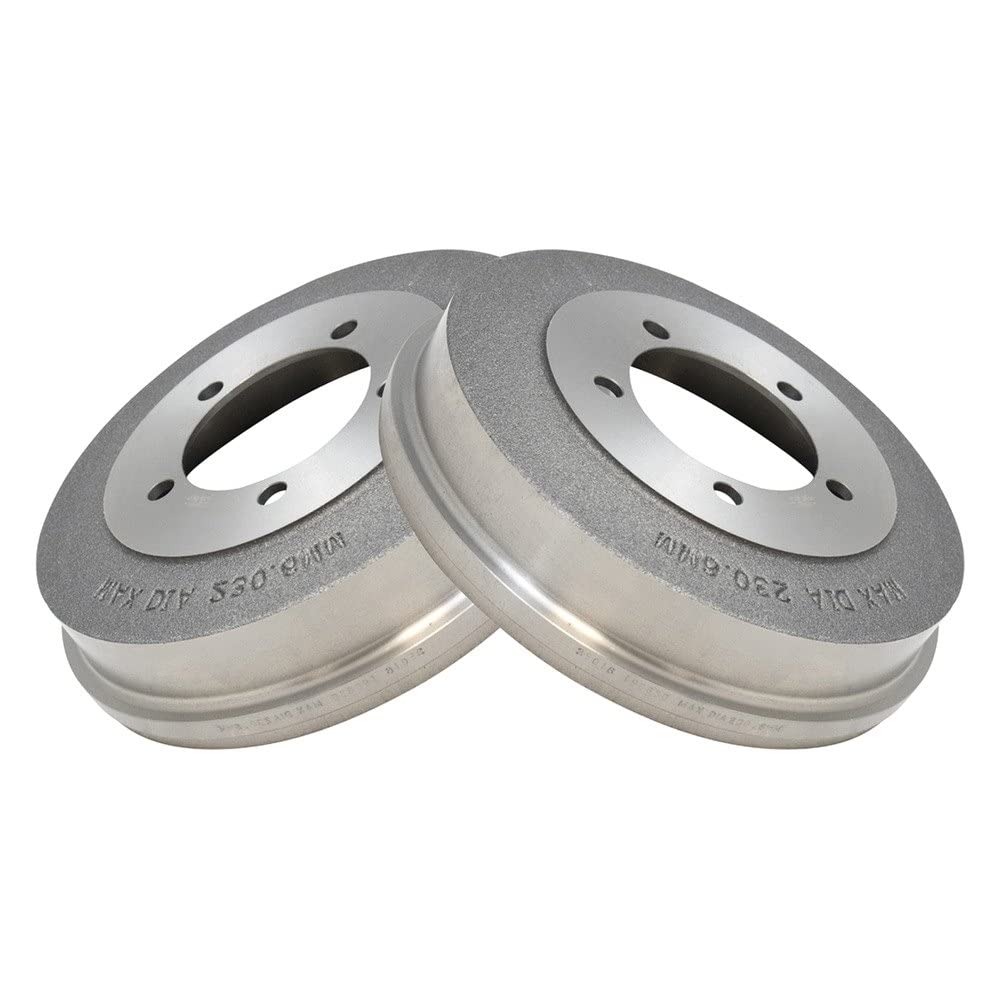 Trq Rear Brake Drum Pair Set For 1995-2000 Dodge Avenger / 1995-2005 Mitsubishi Eclipse / 1999-2003 Mitsubishi Galant / 1995-200