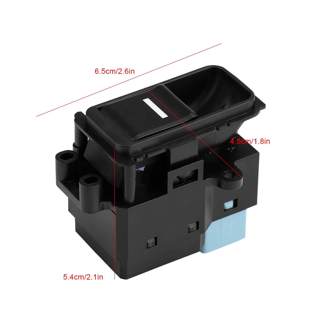 Power Window Switch For Honda Accord 2.4L 2003-2007, Rear Left/Right Power Window Master Switch, Oe: 35770-Sda-A01, Bacb32-848001
