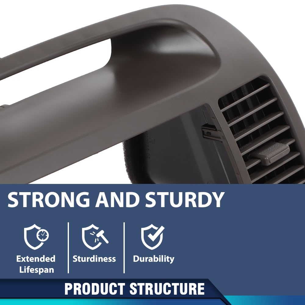 Pit66 Center Dash Bezel Trim Vents Compatible With Toyota Camry 2002 2003 2004 2005 2006 Brown