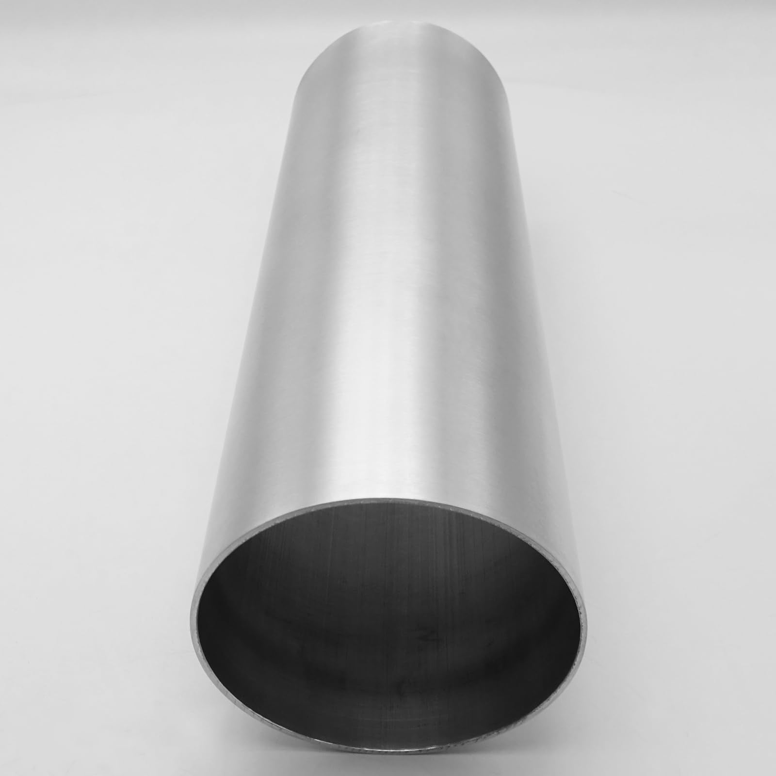Ac Performance 5'' (127Mm) Od Straight Aluminum Intercooler Pipe Air Intake Tube, Brushed Finish