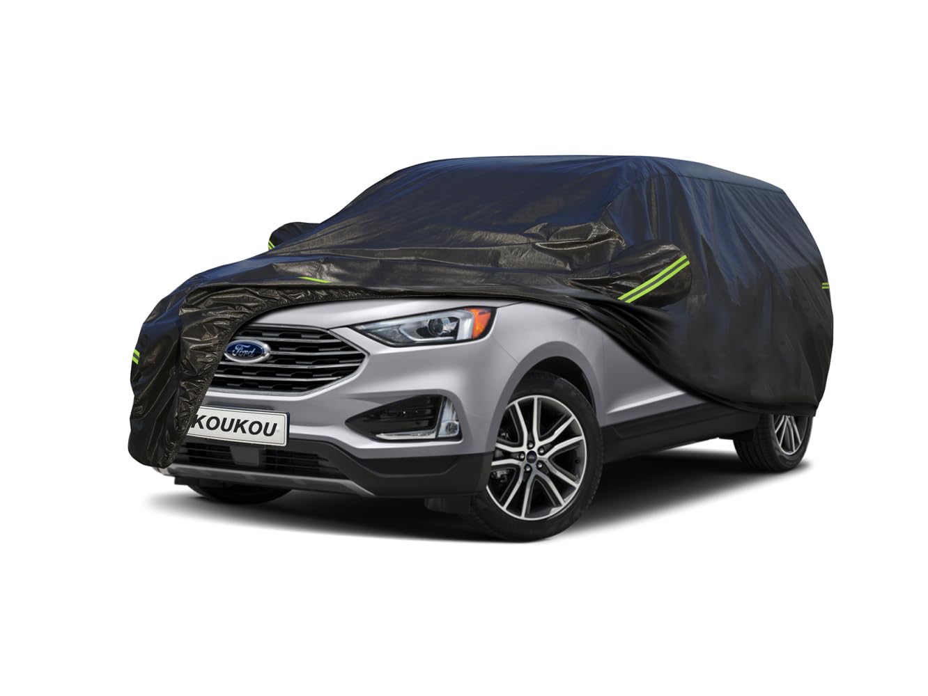 Koukou Waterproof Suv Car Cover Suitable For Ford Edge From 2007 To 2025, 7 Layers Windproof All Weather Waterproof Outdoor Cove