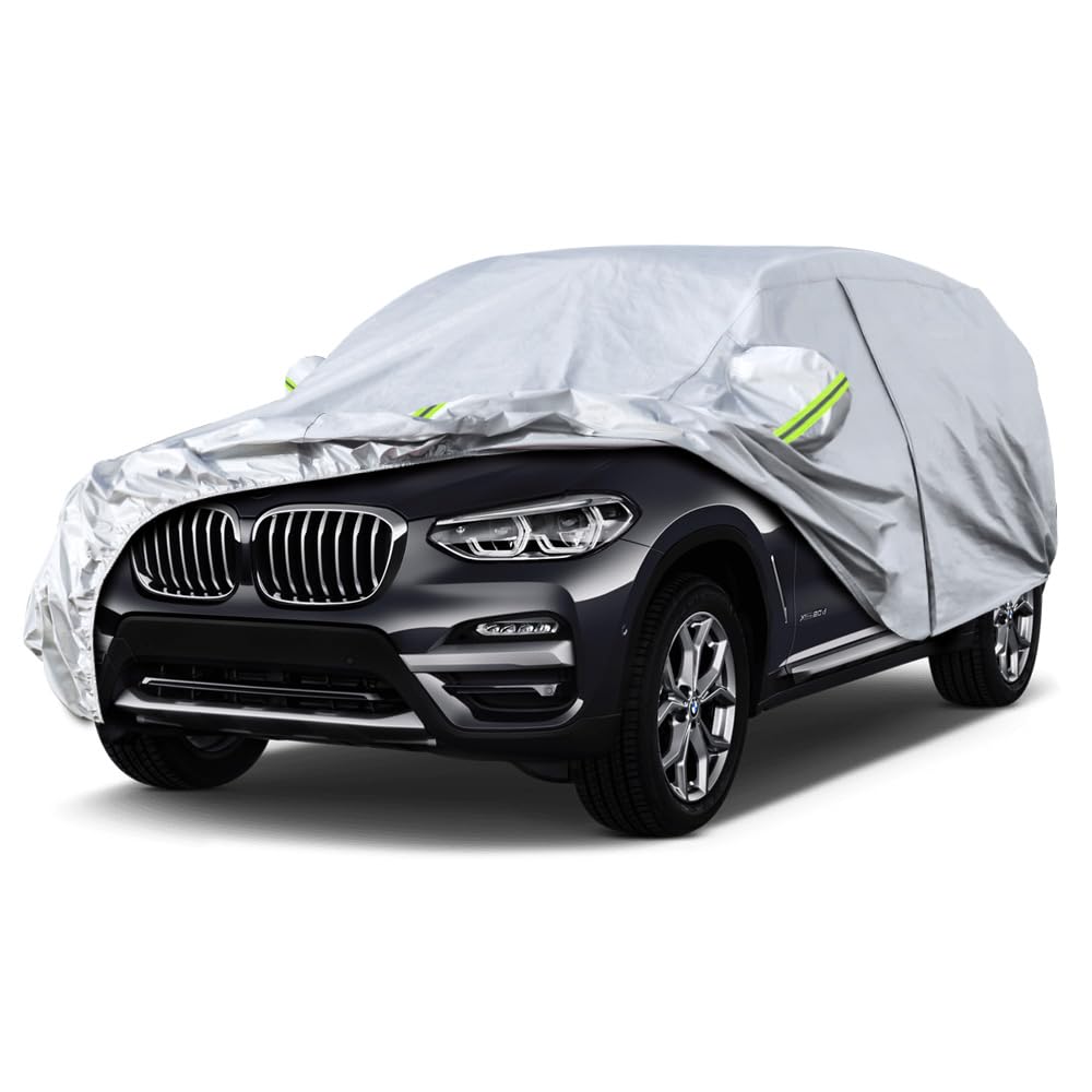 Koukou Suv Car Cover Custom Fit Bmw X3/X3 M From 2003 To 2025, Waterproof Car Cover All Weather For Automobiles Outdoor Indoor W