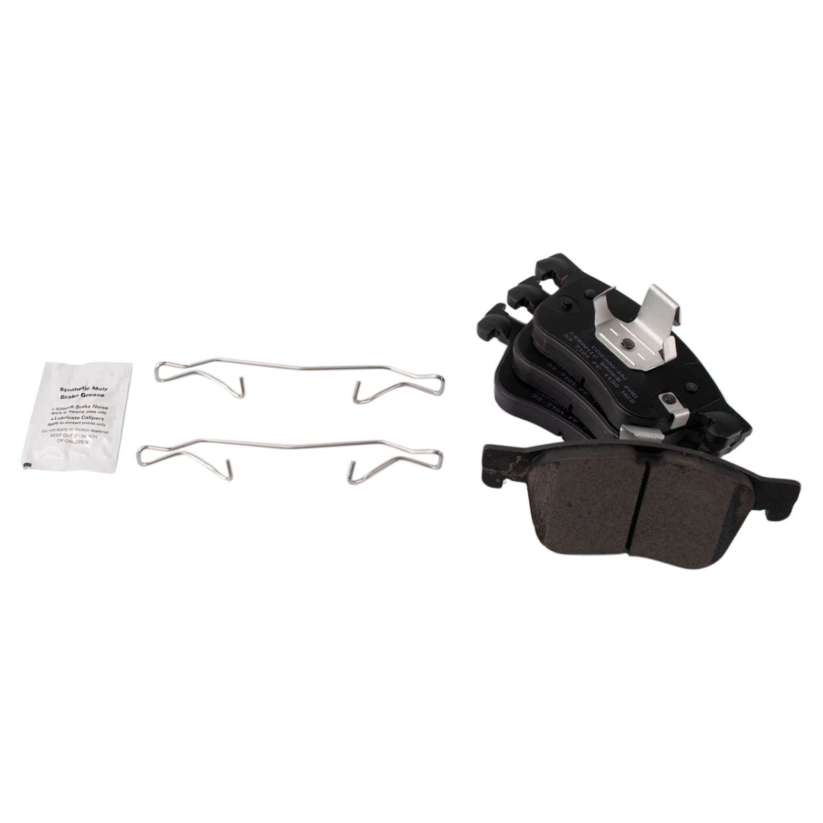 TRQ Front Brake Pads Ceramic Compatible with 2021-2022 Ford Bronco Sport 2020-2022 Escape 2022 Maverick Lincoln Corsair