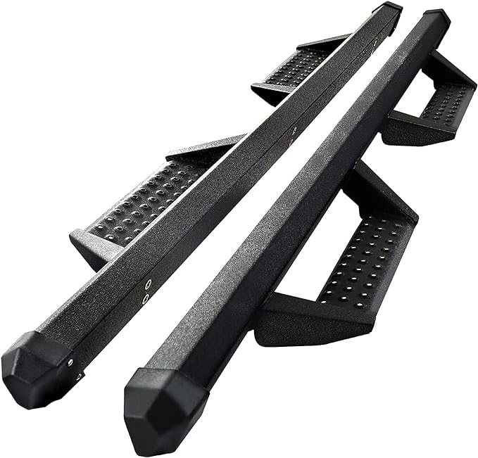 Smanow Running Boards Compatible With 2005-2023 Toyota Tacoma Double Cab With 4 Full-Size Doors. Heavy Duty Carbon Steel Step Ba