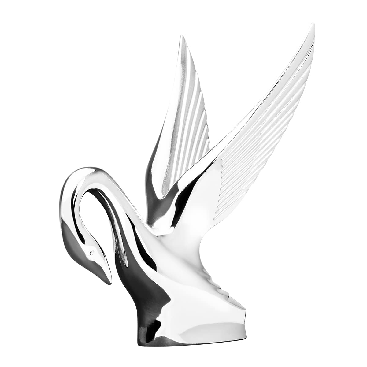 Gg Grand General 48007 Chrome Classic Swan Hood Ornament