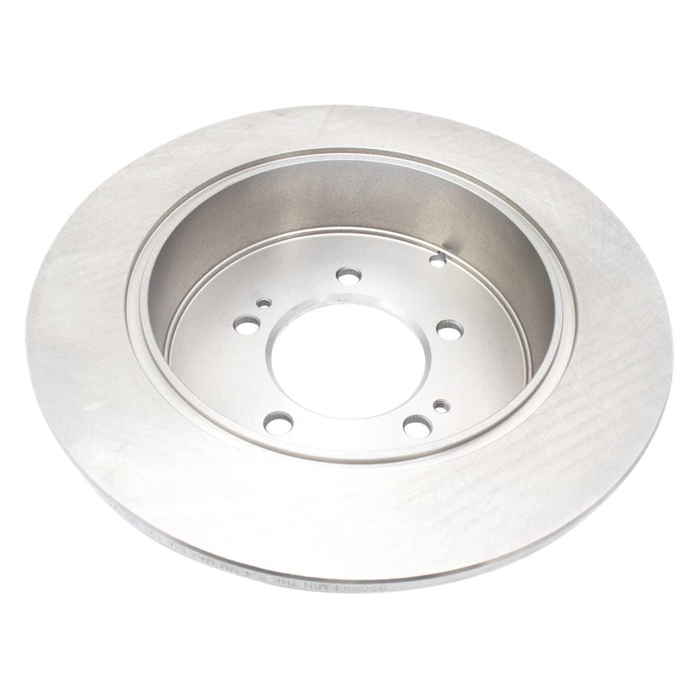 Trq Rear Brake Rotors Set Solid Compatible With 2009-2015 Mitsubishi Lancer 2008-2013 Outlander