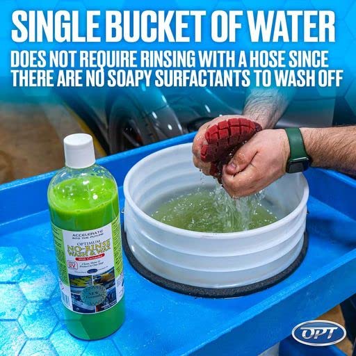 Optimum (NRWW2012G4) No Rinse Wash & Wax - 1 Gallon, (Case of 4)