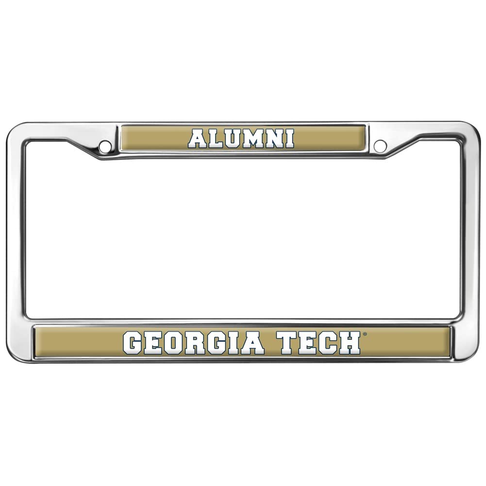 Georgia Tech Alumni Logo Full Size Standard License Plate Metal Frame