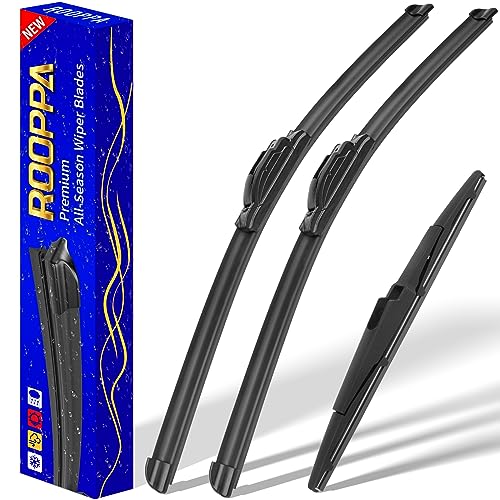 3 Wipers Replacement For 2013-2018 Hyundai Santa Fe/2013-2019 Hyundai Santa Fe Xl, Windshield Wiper Blades Original Equipment Re