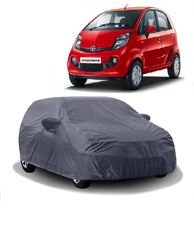 Carigiri Grey Car Body Cover For Tata Nano(Triple Stitched,Mirror Pockets,Uv Resistant,Dustproof)