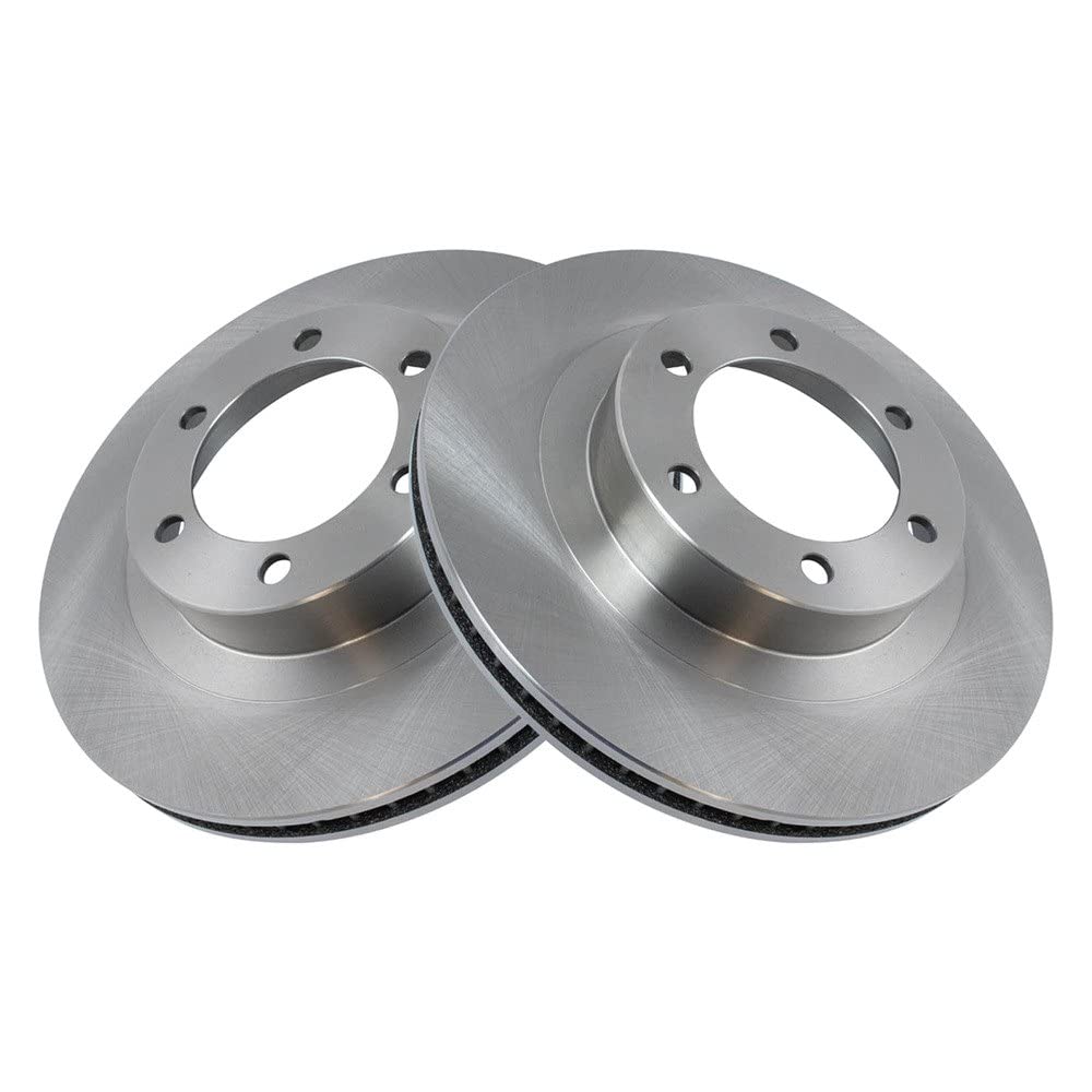 Trq Front Brake Rotors Set Vented Compatible With 2003-2009 Lexus Gx470 Toyota 4Runner