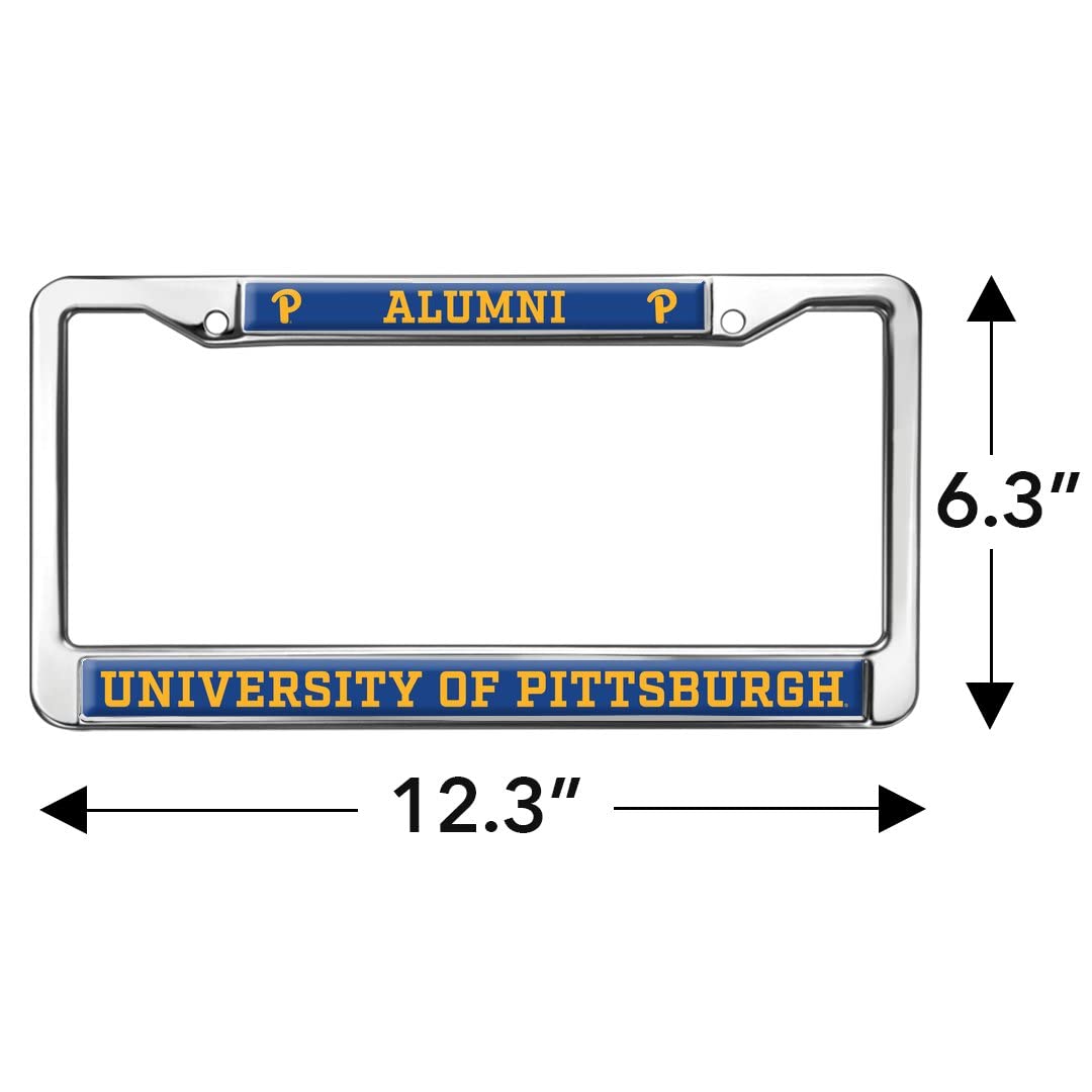 GRAPHICS & MORE University of Pittsburgh Alumni Metal License Plate Frame, Full Size, One Size, Official Team Color