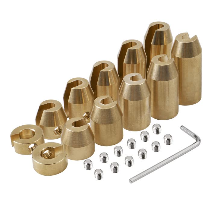 Nicecnc 12 Pack Motorcycle Reusable Brass Wheel Spoke Balance Weights Refill Kits Compatible With Super Moto,Dual Sport,Metric C