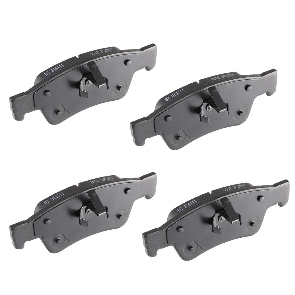 Cciyu D1498 Rear Semi-Metallic Disc Brake Pads Kit For Dodge For Durango 2011-2018,For Jeep Grand Cherokee 2011-2019 4Pcs