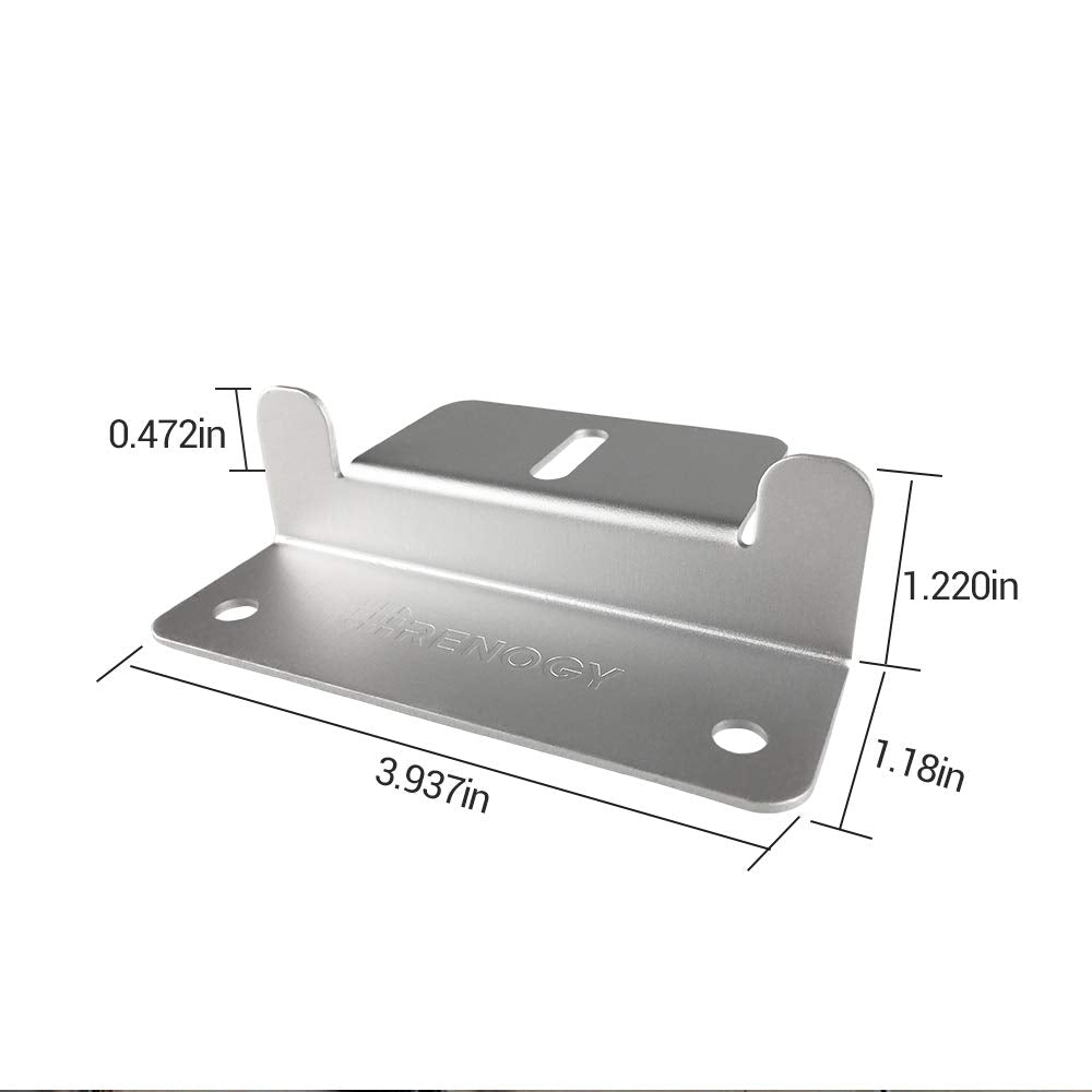 Renogy Solar Panel Mounting Z Brackets Lightweight Aluminum Corrosion-Free Construction For Rvs, Trailers, Boats, Yachts, Wall A