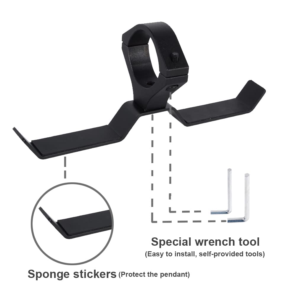 Al4X4 Utv Helmet Hanger Aluminum Headset Hanger Fits 1.75'-2' Roll Cage, Utv Hanger For Headset Helmet Goggle Gloves, Compatible With Polaris Rzr Can