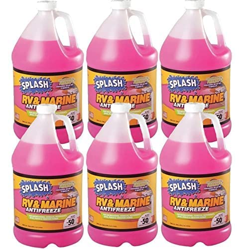 Rv & Marine Splash 619526 Rv/Marine Antifreeze, 6 Gal, Pink (Rv/Marine Antifreeze)
