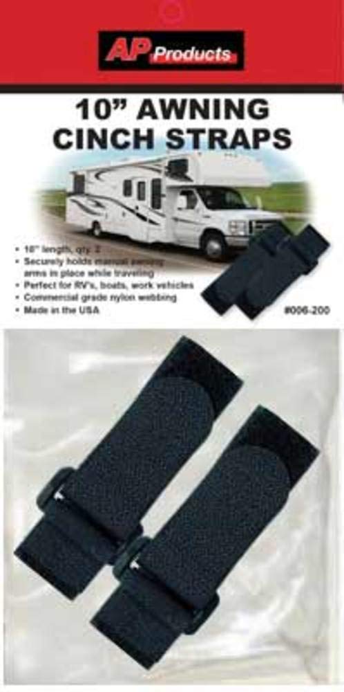 AP Products 006200 Awning Cinch Straps  10, Pair