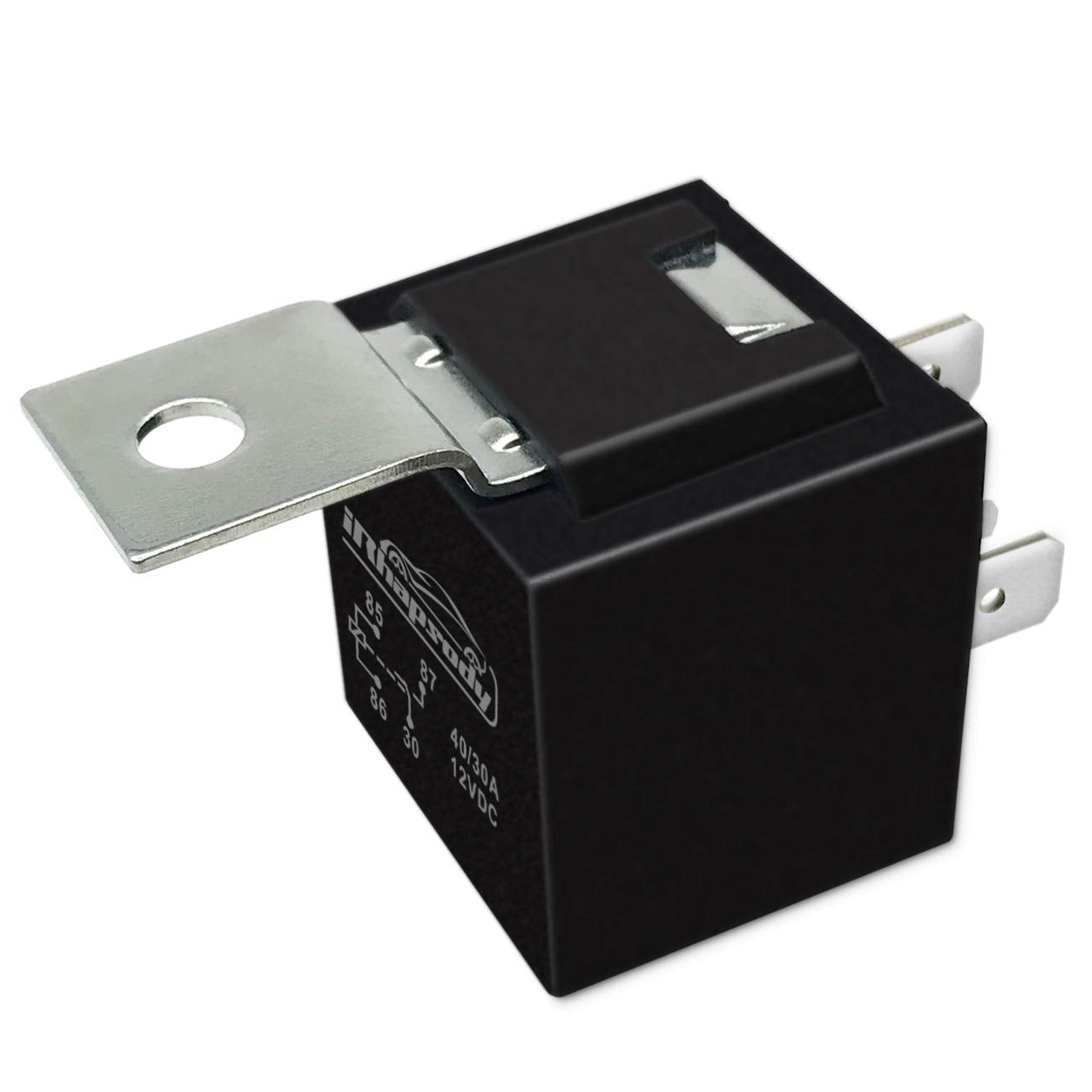 irhapsody Car Relay 4-pin 12V 40/30amp, Spst 12-Volt Auto Switches & Starters,Pack of 25