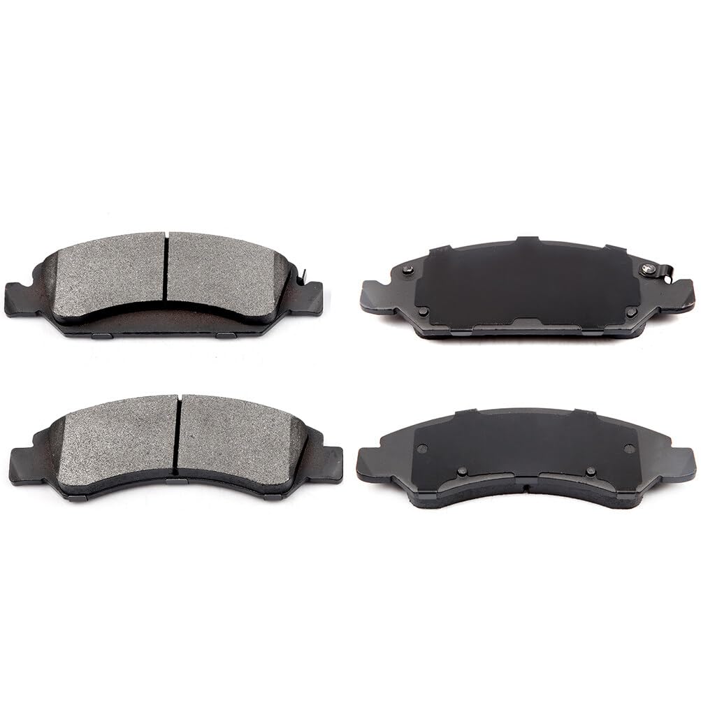 Eccpp D1363-8472 Front Semi Metallic Disc Brake Pad Set - Fit For Cadillac Escalade & Xts, 2008-2020